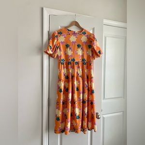 Floral Print Midi Dress